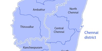 சென்னை எல்லை வரைபடம்