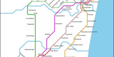 MRTS சென்னை வரைபடம்